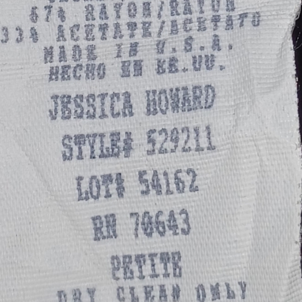 Jessica Howard Women Size S Black Tailored Vest Only 1 Piece - Picture 3 of 12